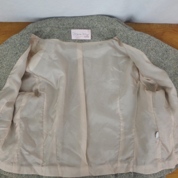 Denise Hajjar USA made Wool Blazer Size 10 - Picture 4 of 9